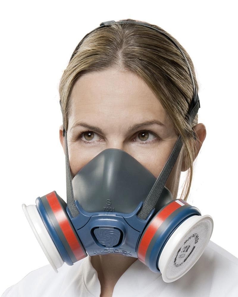 Reusable Half Mask 7000 Series A2P3 for Organic Gas and Particulates